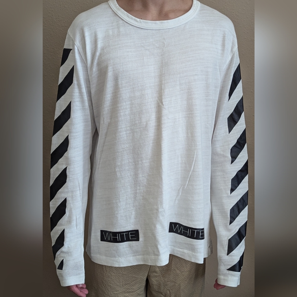 Off white long sleeve shirt